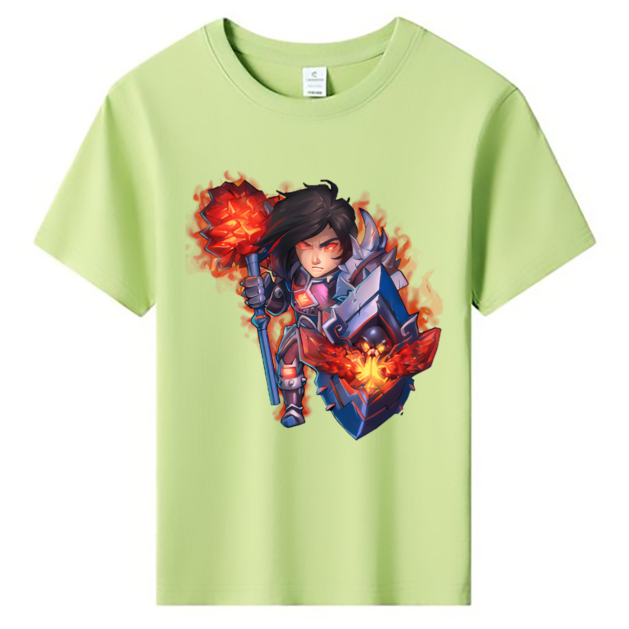 （画像用） リーグ・オブ・レジェンド League of Legends LOL 綿100％キッズTシャツ（フロントプリント）